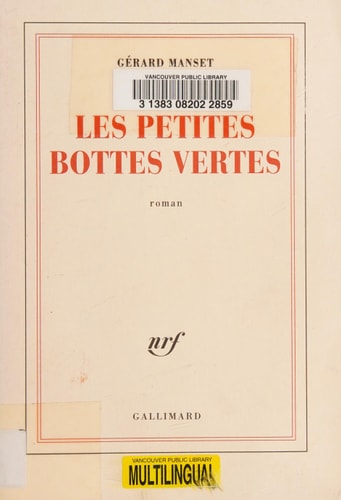 LES PETITES BOTTES VERTES, de GERARD MANSET | portada del libro
