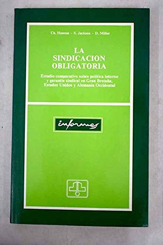 Sindicación obligatoria,la, de HANSON | portada del libro