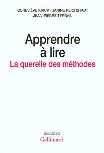 APPRENDRE A LIRE, de Geneviève Krick | portada del libro