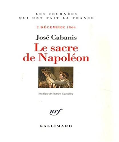 LE SACRE DE NAPOLEON, de José Cabanis | portada del libro