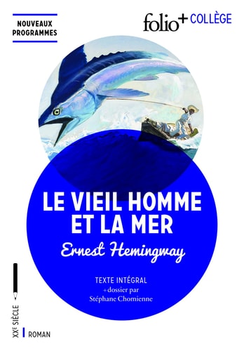 Le Vieil homme la mier, de Ernest Hemingway | portada del libro