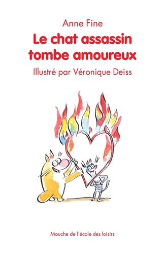 Le chat assassin tombe amoureux, de Anne Fine | portada del libro