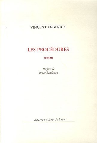 ES PROCEDURES, de Vincent Eggericx | portada del libro