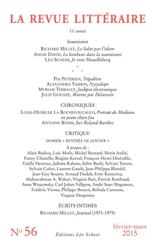 A REVUE LITTERAIRE N 56, de COLLECTIF | portada del libro