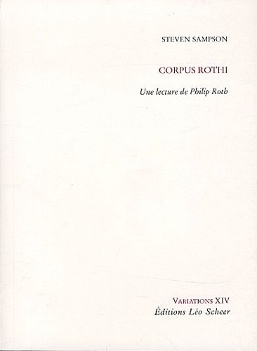 ORPUS ROTHI, de Steven Sampson | portada del libro