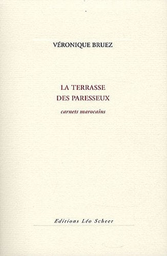 A TERRASSE DES PARESSEUX, de Véronique Bruez | portada del libro