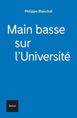MAIN BASSE SUR LUNIVERSITE, de Philippe Blanchet | portada del libro