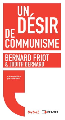 UN DESIR DE COMMUNISME, de Bernard Friot | portada del libro