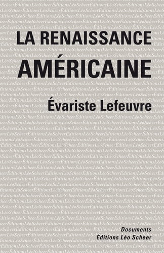 A RENAISSANCE AMERICAINE, de Évariste Lefeuvre | portada del libro