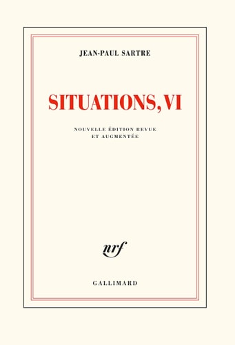 SITUATIONS T6, de Jean-Paul Sartre | portada del libro