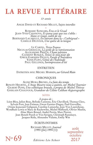 A REVUE LITTERAIRE N 69, de COLLECTIF | portada del libro