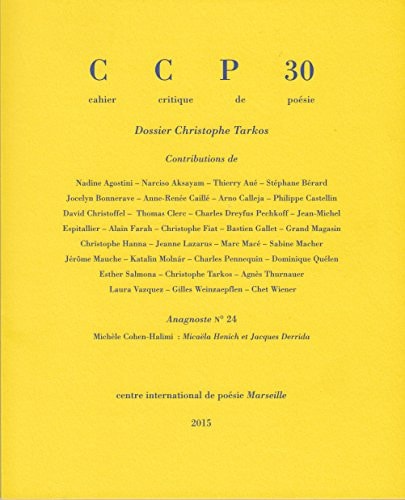 CCP 30, de Nadine Agostini | portada del libro