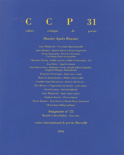 CCP 31, de Collectifs | portada del libro