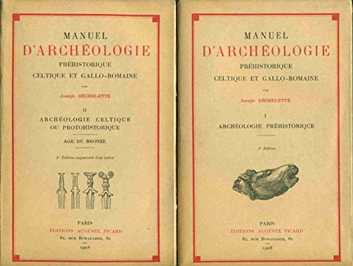 ANUEL D'ARCHEOLOGIE PREHISTORIQUE (ECB), de Joseph Déchelette | portada del libro
