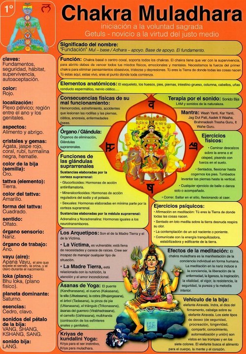 CHAKRA MULADHARA, LCKRA-1º LD-930 | portada del libro