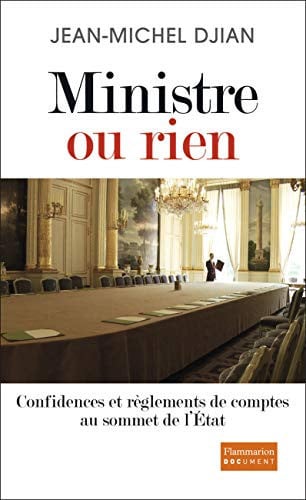 INISTRE OU RIEN, de DJIAN JEAN-MICHEL | portada del libro