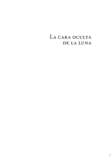 LA CARA OCULTA DE LA LUNA, de REGUERA OLABARRI | portada del libro
