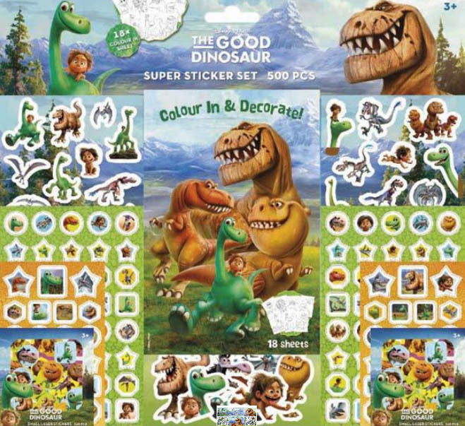 SUPER SET DE PEGATINAS DE EL VIAJE DE ARLO | portada del libro