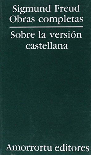 Obras Completas. 25 Vols., de Freud | portada del libro
