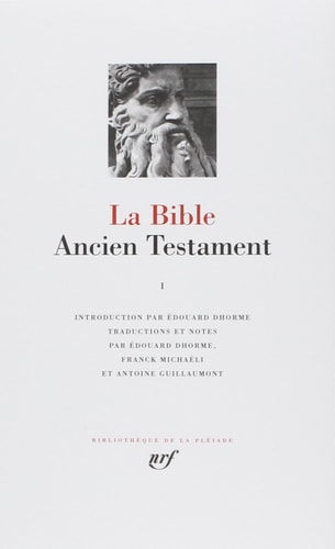 LA BIBLE T1, de Edouard Dhorme | portada del libro