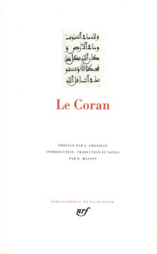 LE CORAN, de Anonyme | portada del libro