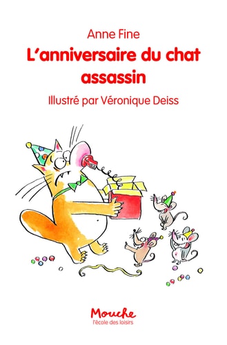 'ANNIVERSAIRE DU CHAT ASSASSIN, de Anne Fine (romancière).) | portada del libro