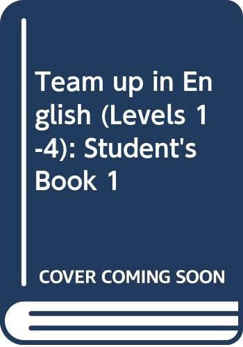 TEAM UP ENGLISH 1 STUDENT BOOK, de AA.VV. | portada del libro
