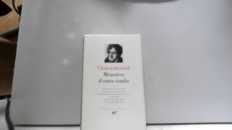 MEMOIRES D'OUTRE-TOMBE T1, de Francois Rene de Chateaubriand | portada del libro