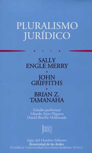 PLURALISMO JURIDICO, de ENGLE | portada del libro