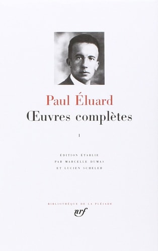 OEUVRES COMPLETES T1 1913-1945, de Paul Éluard | portada del libro