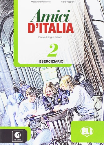 AMICI D'ITALIA 2 CUADERNO, de Varios autores | portada del libro