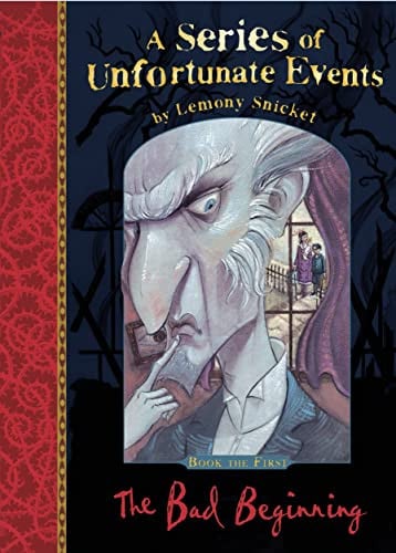 THE BAD BEGINNING, de LEMONY SNICKET | portada del libro