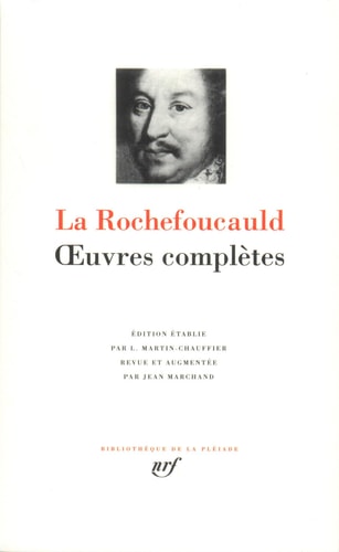 OEUVRES COMPLETES, de François duc de La Rochefoucauld | portada del libro