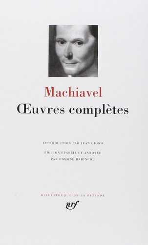 OEUVRES COMPLETES, de Niccolò Machiavelli | portada del libro