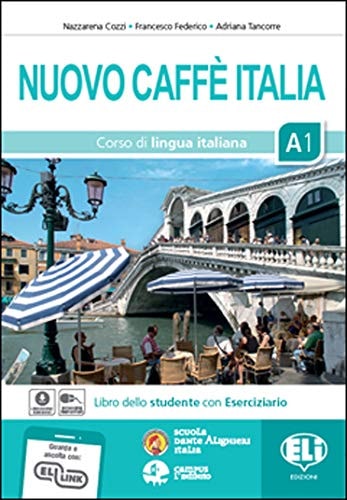 NUOVO CAFFA ITALIA 1 A ALUMNO+ESERC+CD, de Varios autores | portada del libro