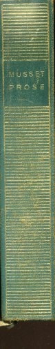MUSSET OEUVRES COMPLETES EN PROSE, de Alfred de Musset | portada del libro