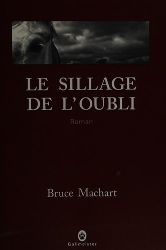 LE SILLAGE DE L OUBLI, de Bruce Machart | portada del libro