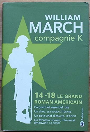 COMPAGNIE K 14 18 LE GRAND ROMAN AMERICAIN, de William March | portada del libro