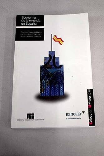 ECONOMIA DE LA VIVIENDA EN ESPAÑA, de IZQUIERDO LLANES | portada del libro
