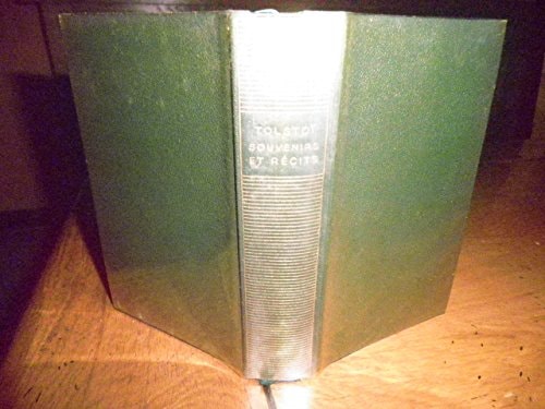SOUVENIRS ET RECITS, de Tolstoï | portada del libro