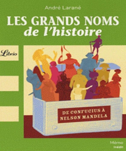 Les grands noms de l'histoire, de André Larané | portada del libro
