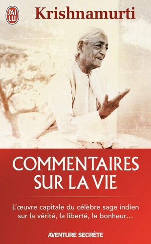OMMENTAIRES SUR LA VIE T1, de Jiddu Krishnamurti | portada del libro