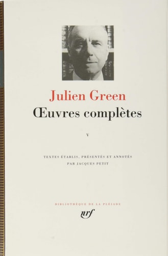 OEUVRES COMPLETES T5, de Julien Green | portada del libro