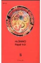 POPOL-VUH, de Anónimo | portada del libro