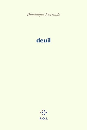DEUIL, de Dominique Fourcade | portada del libro
