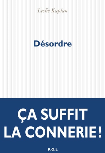 DESORDRE, de Leslie Kaplan | portada del libro
