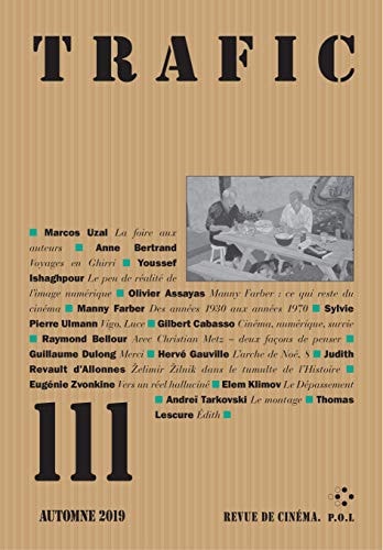 TRAFIC 111, de Collectifs | portada del libro