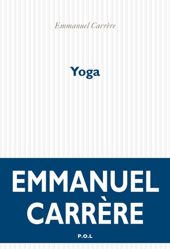 YOGA, de Emmanuel Carrère | portada del libro