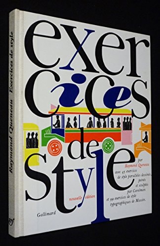 EXERCICES DE STYLE, de Queneau | portada del libro