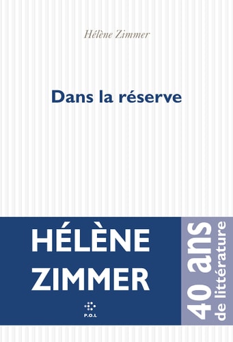 DANS LA RESERVE, de Hélène Zimmer | portada del libro